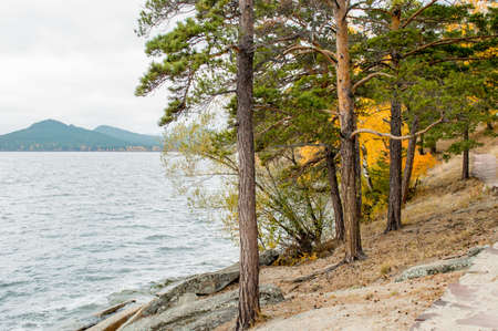 Picturesque places of Kazakhstan, Borovoe village, with its unique lakes and forests!の写真素材