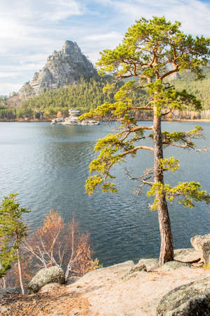 Picturesque places of Kazakhstan, Borovoe village, with its unique lakes and forests!の写真素材
