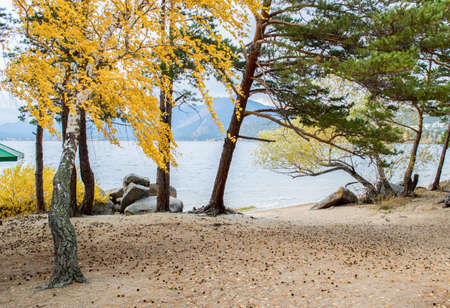 Picturesque places of Kazakhstan, Borovoe village, with its unique lakes and forests!の写真素材