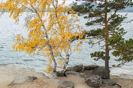 Picturesque places of Kazakhstan, Borovoe village, with its unique lakes and forests!の写真素材
