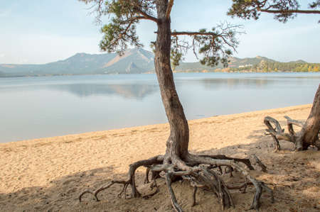 Picturesque places of Kazakhstan, Borovoe village, with its unique lakes and forests!の写真素材