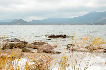 Picturesque places of Kazakhstan, Borovoe village, with its unique lakes and forests!の写真素材