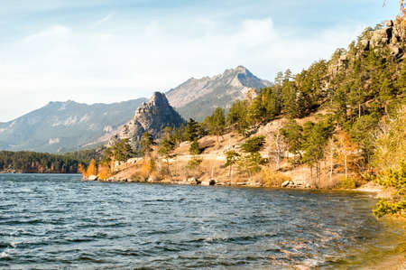 Picturesque places of Kazakhstan, Borovoe village, with its unique lakes and forests!の写真素材