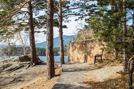 Picturesque places of Kazakhstan, Borovoe village, with its unique lakes and forests!の写真素材