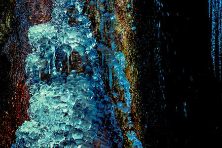 abstract natural ice crytals patternの写真素材