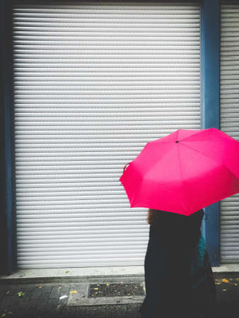 rainy days in pink
