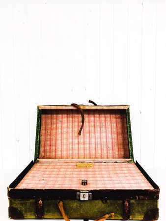 retro style vintage bagの写真素材