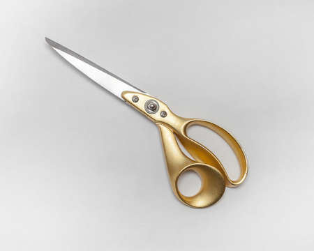 scissors on white backgroundの写真素材