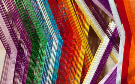 The pattern of thread (of the mandala)の写真素材