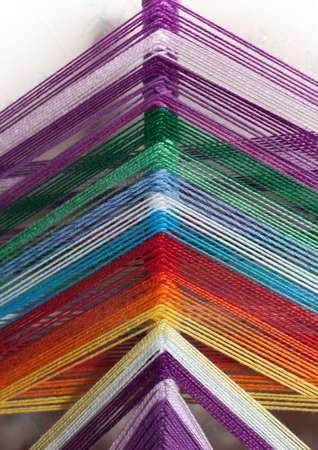 The pattern of thread (of the mandala)の写真素材