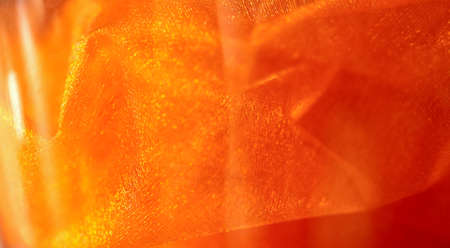 Orange fabric inside flower vases  (background, Wallpaper, texture)の写真素材