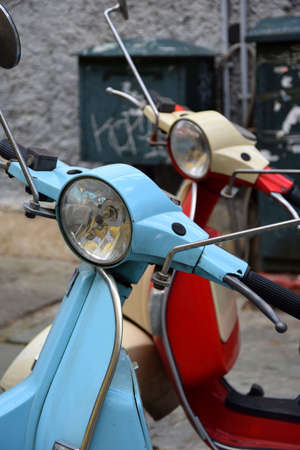 old style motorbikeのeditorial素材