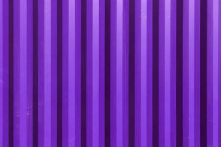 Lilac Painted Corrugated Steel Fence Texture Wallの写真素材
