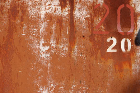 Rusty Paint Wall Texture. Number 20. Scratches and Cracks.の写真素材