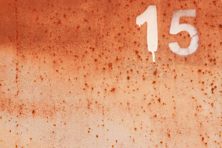 Rusty Paint Wall Texture. Number 15.の写真素材