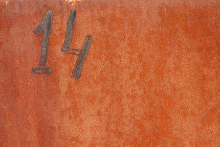Rusty Paint Wall Texture. Number 14.の写真素材