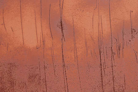 Rusty Painted Wall Texture. Scratches and Cracks.