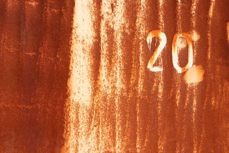 Rust Painted Wall Texture. Number 20の写真素材