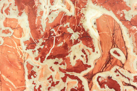 Red Marble Texture. Beautiful Marble Interior Background. Red Marbled Wall.の写真素材