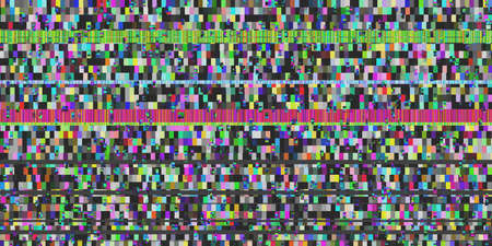 Television Display Screen Noise Background.の写真素材