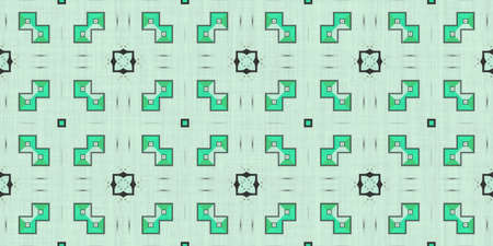 Seamless Geometrical Pattern Background. Geometry Kaleidoscope Shape Texture.の写真素材