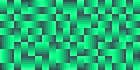 Deep Sea Green Modern Random Filling Geometric Shapes Pattern Background Texture.