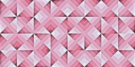 Light Pink Modern Random Filling Geometric Shapes Pattern Background Texture.の写真素材