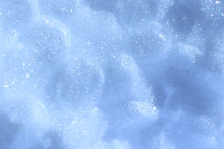 Night Blue Foam Plastic Texture. Abstract polystyrene Background. Macro Closeup.の写真素材