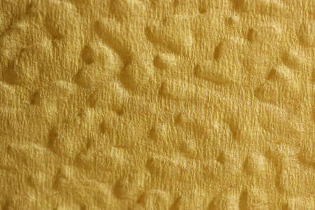 Yellow Napkin Texture. Embossed Decorative Ornament Background.