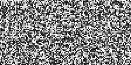Black & White Tiling Colored Squares. Monochrome mosaic texture. Bright filling geometric backdrop. Seamless Backgrounds.の写真素材