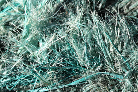 Nautical marine background. Sea sling fibers texture. Macro closeup.の写真素材