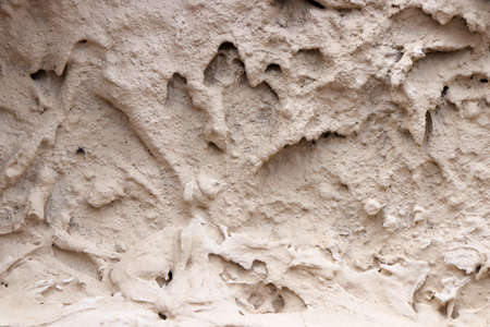 Art stucco wall texture. Plastering surface background.の写真素材