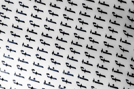 Calligraphic letters F background.の写真素材