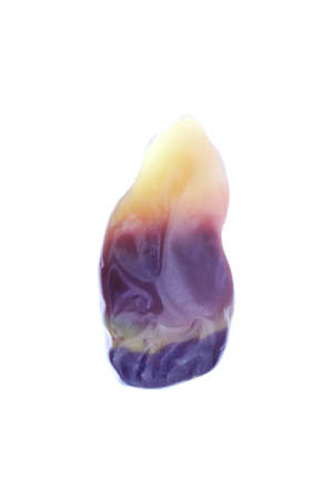Yanyuan agate rare jewel stones texture on black background