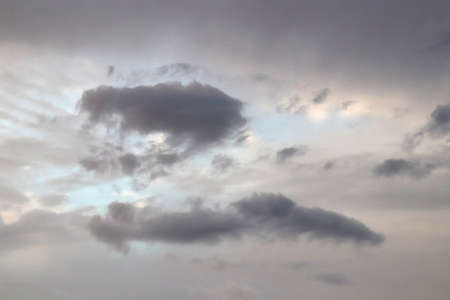 The plane flies to the right in the clear blue sky. Leaves a trail of smoke.