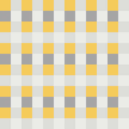 Pink Gray Peach Blue Seamless French Checkered Pattern. Colorful Fabric Check Pattern Background. Classic Checker Pattern Design Texture.の写真素材