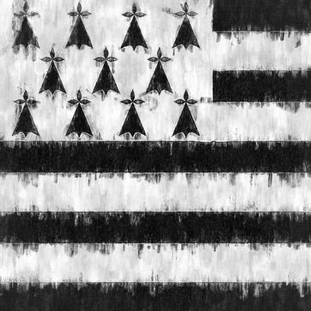 Cayman oil painting. Cayman emblem drawing canvas. A painted picture of a country's flag.の写真素材