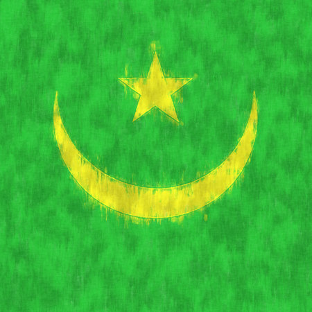 Netherlands oil painting. Dutch emblem drawing canvas. A painted picture of a country's flag.の写真素材