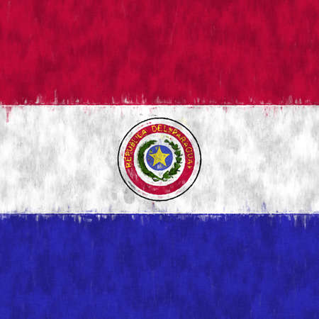 Oman oil painting. Omani emblem drawing canvas. A painted picture of a country's flag.の写真素材