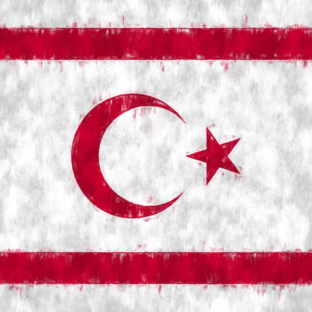 Trinidad and Tobago oil painting. Trinidad and Tobago emblem drawing canvas. A painted picture of a country's flag.の写真素材