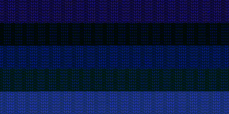 Blue striped seamless knit texture. Knitted lined clothes fabric surface pattern. Knitwear material...