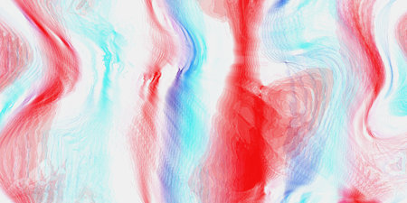 Red white blue color streaks background. Colored smooth blending texture. Veil color transitions...