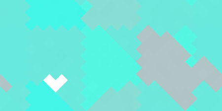 Turquoise gray awesome education creative. Pixelated color background. Colored geometric pixelated...