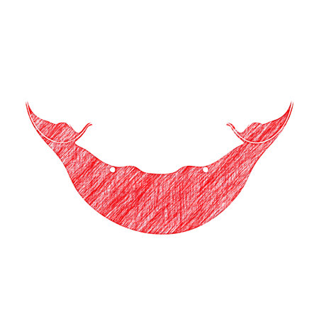 Easter Island Rapa Nui flag pencil painting picture. Easter Island Rapa Nui emblem shaded drawing canvas.の写真素材