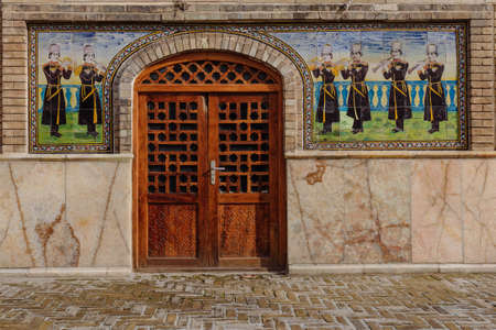 A mosaic in Golestan Palace, Tehran, Iranのeditorial素材