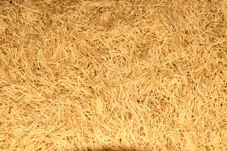 small dry vermicelli pasta background. High quality photoの写真素材