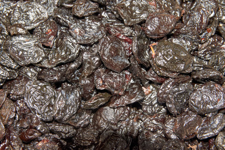 prunes dried fruits background. High quality photoの写真素材