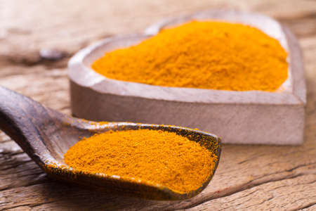 Turmeric powderの写真素材