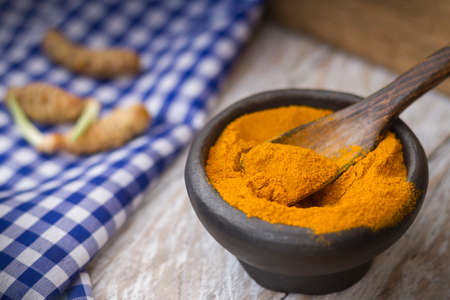 Turmeric powderの写真素材
