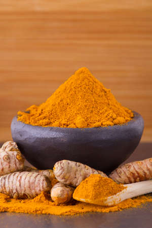 Turmeric powderの写真素材